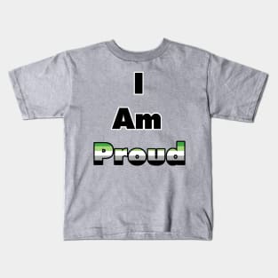 I am Proud (Aromantic) Kids T-Shirt